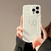 Cute 3D Crystal Bow Heart Case for iPhone
